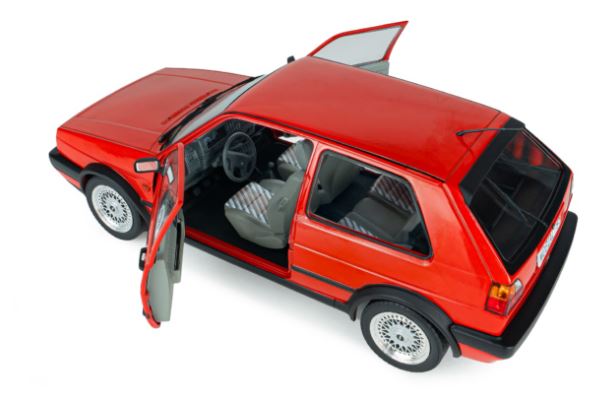 Volkswagen GOLF 2 GTI G60 – ROUGE – 1989 SOLIDO 1/18